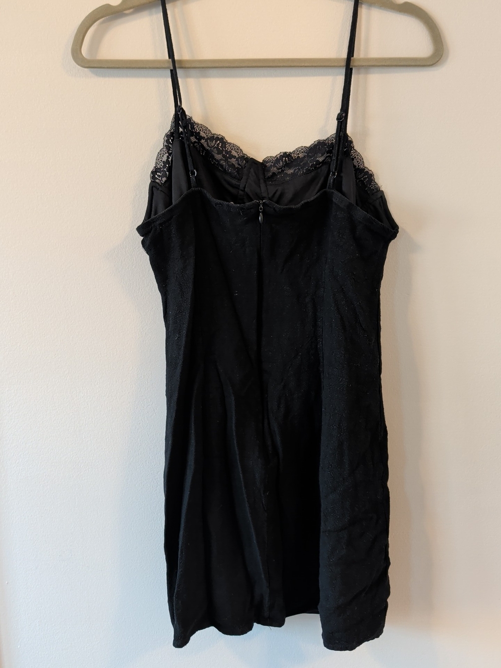 Pacsun Black Lace-Trim Dress